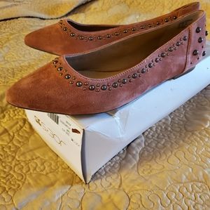 JOE'S Suede Studded Flat - 8.5M